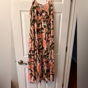 NWT Agua bendita for Target pink floral maxi dress XL limited edition